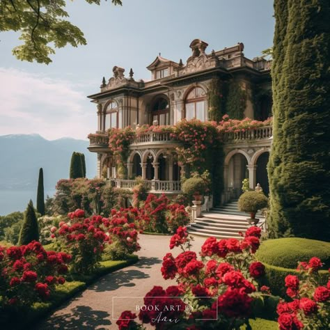 Antique House Exterior, Spring Court, Court Of Thorns And Roses, Fantasy Homes, Castle House, Dream House Rooms, September 8, Luxury Homes Dream Houses, Dream House Exterior