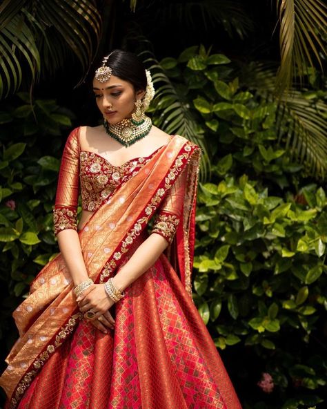 Studio 149, Silk Lehengas, Indian Bridesmaid Dresses, Lehenga Saree Design, Boutique Studio, Latest Bridal Lehenga, Bridal Sarees South Indian, Blouse Ideas, Classic Bride