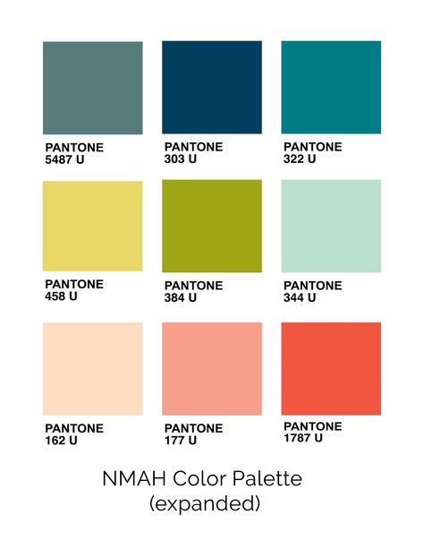 WA11-9 NMAH expanded color palette 11 Color Palette, 9 Colour Palette, Pantone Color Palette 2023, 2023 Color Pallet Trends, Color Palette 9 Colors, 9 Colors Palette, Vibrant Color Schemes Colour Palettes, Modern Rainbow Color Palette, Colour Palette 2023