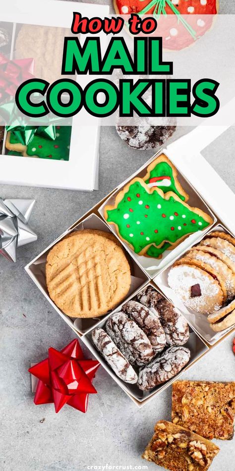 How To Send Cookies In The Mail, Mailing Christmas Cookies, Christmas Cookies To Mail, Christmas Treats To Mail, How To Ship Cakes In The Mail, Best Cookies To Ship, How To Package Cookies For Shipping, How To Mail Cookies, How To Ship Cookies