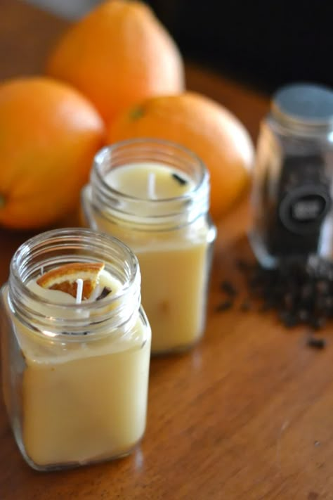 Oui Yogurt Jars Candles, Dried Orange Candle Diy, Honey Candles Diy, Milk Carton Candles, Beeswax And Coconut Oil Candles, Beeswax Candles With Dried Flowers, How To Make Non Toxic Candles, Homemade Candles With Essential Oils, Quick Gifts To Make