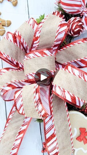 6.8K views · 935 reactions | Sharing my Top 10 from 2022 this week: Number 4 is this HUGE BOW DIY 🎀🎁❤️🎄

Find the full instructions at https://simplemadepretty.com/christmas-bow-tutorial/

#bestof2022
#dollartreediy #dollartreecommunity #dollartreelover #dollartree #dollartreefinds #dollartreeornaments #peppermintchristmas #diybow #christmasbow #gingerbreadtheme #candycanechristmas #candycanechristmastree #candycanedecor #dollartreechristmas #homemadechristmas #christmas #christmasdecor #christmasdiy #holidaydecor #christmasdecorations #christmastree #christmascrafts #christmasdecoration #christmas2022 #christmasmood #christmasdiydecor #christmasdiycraft #christmasdiyprojects #reelschristmas2022 | Melanie | Simple Made Pretty | Lindsey Stirling · Sleigh Ride How To Tie Christmas Bow With Ribbon, Burlap Tree Topper Diy Bow Tutorial, Wreath Bows How To Make Easy, Farmhouse Bows For Wreaths, Christmas Bows For Wreaths Tutorial, How To Make A Big Bow With Wired Ribbon, How To Make Bows Videos, Making A Christmas Bow Easy Diy, Christmas Bow Topper Tutorial