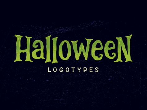 Hey guys! Feel free to check a little treat for Halloween from Logobaker community of designers :)  → Halloween Logotypes on Behance Halloween Typography Design, Magic Typography, Christmas Font Design, Halloween Fonts Alphabet, Donut King, Halloween Typography, Halloween Logo, Merry Christmas Font, Halloween Text