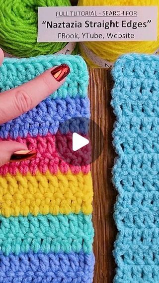 Single Crochet Projects, Crochet Straight Edges, Crochet A Chain, Crochet Hack, Crochet Stitches Guide, Crochet Stitches Free, Crochet Stitches Video, Crochet Lessons, Crochet Stitches For Beginners