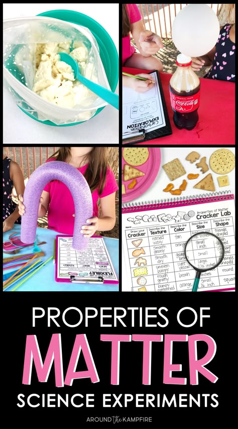 Matter First Grade Science, Stem Matter 2nd Grade, Second Grade Matter Experiments, Matter Second Grade, States Of Matter Second Grade, Liquids And Solids Grade 2, Science Matter Activities, Science Experiments Second Grade, Matter 2nd Grade Science