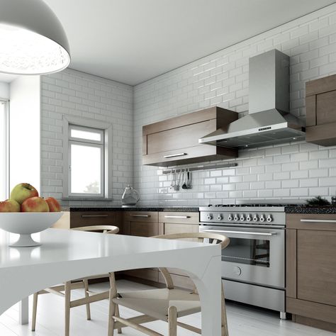 Backsplash with white cabinets