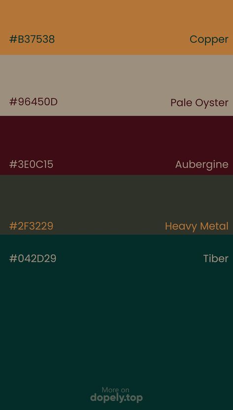 1920s Color Scheme, Dark Colour Palette Color Combos, Decorating Color Palettes, Pub Color Palette, Pantone Hex Codes, Moody Color Palette Hex Codes, Dark Vintage Color Palette, Russian Color Palette, Winter Hex Codes