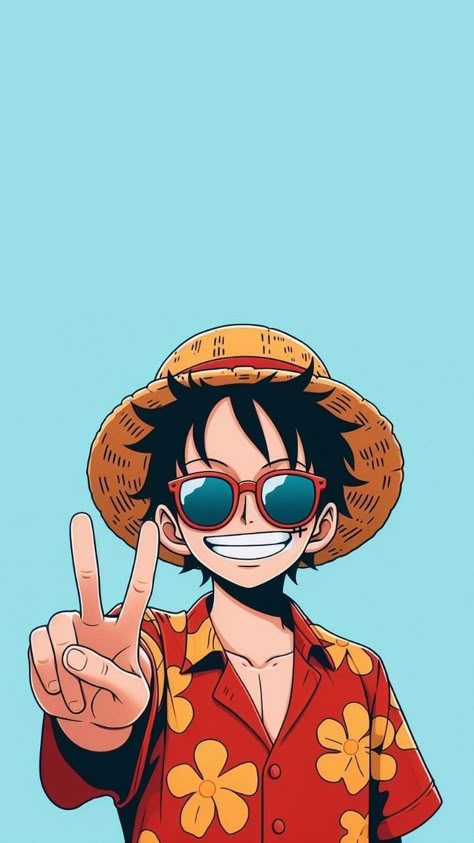 Cute Luffy One Piece, One Peace Anime, Luffy Images, Luffy Gear 5 Wallpaper, Luffy Design, Luffy Cartoon, Monkey D. Luffy Wallpapers, Luffy Drawing, Luffy Art