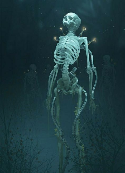 다크 판타지, Skeleton Art, Fantasy Concept Art, Dark Ages, Skull Art, Creature Design, Dark Art, Aesthetic Art, In The Dark