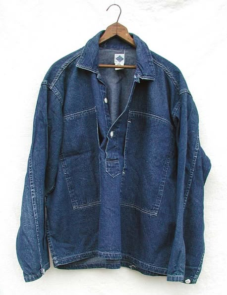 TheDenimIndustry.tumblr.com Denim Workwear Jeans Recycling, Army Shirt, Jean Jacket Outfits, Workwear Vintage, Denim Workwear, Denim Inspiration, Army Shirts, Vintage Workwear, Mode Inspo