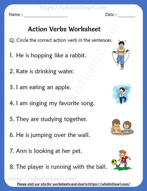 Action Verbs Worksheets for Grade 1 - Your Home Teacher 1st Grade Verb Worksheets, One Many English Worksheet Grade 1, Verb Activity For First Grade, Is Are Worksheets Grade 1, Worksheet On Verbs For Grade 1, Doing Words Worksheet For Class 2, Doing Words Worksheet For Grade 1, Grammer Sheets For Grade 1, Is Am Are Worksheets Grade 1