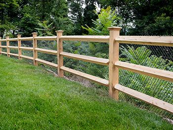 Southington Rustic Fence | CT Fence | Post & Wire Fencing | Ranch Rail Post And Rail Fence, Fencing And Gates, Wire Fencing, Split Rail Fence, Rustic Fence, Fence Styles, Yard Fence, Diy Fence, Front Yard Fence