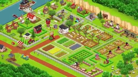 Hay Day App, Hayday Layout, Hayday Game, Hay Day Cheats, Hay Day Farm Design, Hay Day Design, Hey Day, Hayday Farm Design, Farm Games