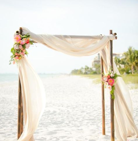 Beach Wedding Arch, Beach Wedding Decorations Reception, Arbor Ideas, Beach Wedding Ceremony, Wedding Cross, Wedding Arch Flowers, Arch Flowers, Wedding Beach Ceremony, Wedding Arches