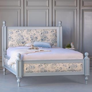 The Beautiful Bed Company (@beautifulbedcompany) • Instagram photos and videos Painted Beds, Steel Bed Frame, Wood Panelling, Steel Bed, Beautiful Bed, Coastal Chic, Upholstered Bed, Beautiful Bedding, The Seaside