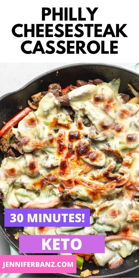 Keto Chicken Philly Cheesesteak, Steak Keto Recipes Dinner, Keto Low Carb Philly Cheesteak Casserole, Philly Steak Bowl Keto, Keto Steak And Peppers, Keto Steak Breakfast Ideas, Red Meat Keto Dinners, Keto Steak Dinner Recipes, Keto Steak Fajita Casserole