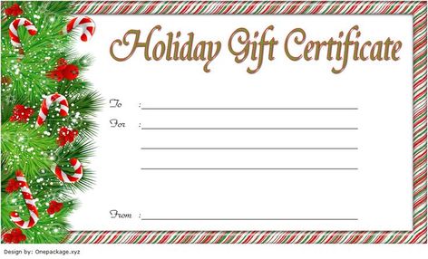 The best Fill in Christmas Gift Certificate Template FREE with the 1st Beautiful Holiday Gift Certificate Ideas by 2 Package. Gift Certificate Template Free, Blank Gift Certificate, Gift Certificate Template Word, Free Printable Gift Certificates, Massage Gift Certificate, Christmas Gift Certificate Template, Christmas Gift Certificate, Free Gift Certificate Template, Happy Holiday Gifts