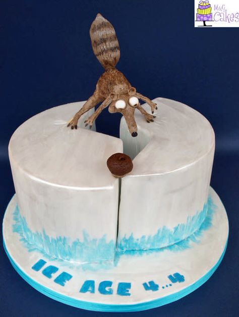 Ice Age Cake, Funny Birthday Cakes, Creative Birthday Cakes, Crazy Cakes, Cool Birthday Cakes, Pretty Birthday Cakes, Cute Birthday Cakes, Just Cakes, Cool Cakes