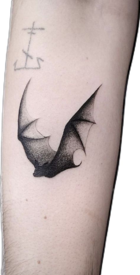 Bat Tattoo Ideas, Tattoo Locations, Illusion Tattoo, Bat Tattoos, Bats Tattoo Design, Optical Illusion Tattoos, Illusion Tattoos, Optical Illusion Tattoo, Small Shoulder Tattoos