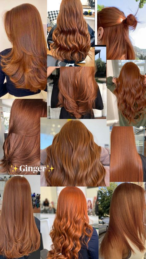 Ginger hair is the best😍 Redish Brown Hair, Red Hair Cuts, Summer Blonde Hair, Pink Hair Dye, Layered Haircuts For Medium Hair, Ginger Hair Color, Hair Techniques, Copper Hair Color, Hair Tips Video