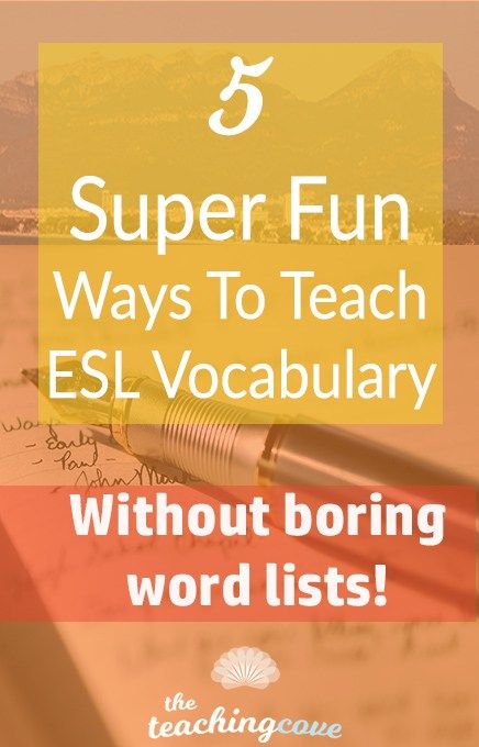 Five Ways to Teach Vocabulary Esl Learning, Teaching Printables, Esl Teaching Resources, Esl Vocabulary, Teaching Vocabulary, Esl Classroom, Esl Lesson Plans, Teaching English Online, Esl Activities