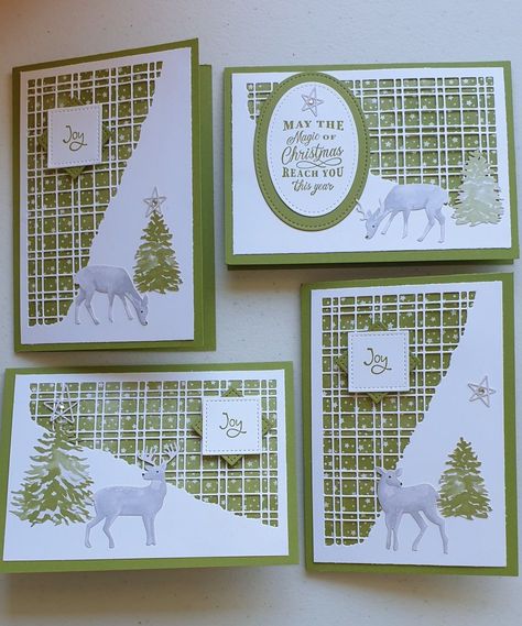 Stampin Up Split Card Textures Dies Cards Christmas, Card Making Templates Layout, Stampin Up Simple Christmas Cards 2023-2024, Stampin Up 2024 Christmas Cards, Reindeer Cards Handmade, Homemade Christmas Cards Cardmaking, Stampin Up Christmas Cards 2024, Split Cards, Handmade Christmas Card Ideas