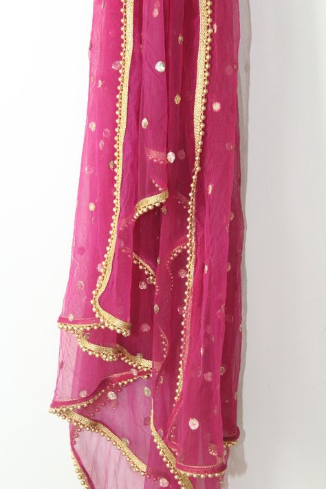 Plum Net Dupatta With Golden Sequins Motif Gold Border Net | Etsy India Bridal Chunni, Golden Dupatta, Dupatta Bridal, Indian Dupatta, Bridal Dupatta, Purple Scarf, Punjabi Dress, Indian Party, Purple Scarves