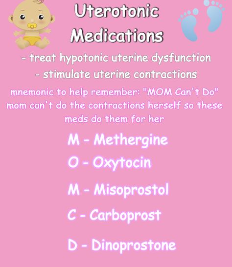 Uterotonic Medications Maternity Nursing OB Nursing Medications to stimulate hypotonic uterine dysfunction Medications for postpartum hemorrhage Maternity And Pediatric Nursing, Maternity Notes Nursing, Maternity Nursing School, Ob Nursing Meds, Nursing School Maternity, Nursing Maternity Cheat Sheet, Postpartum Hemorrhage Nursing, Ob Notes Ob Nursing, Ob Medications Nursing