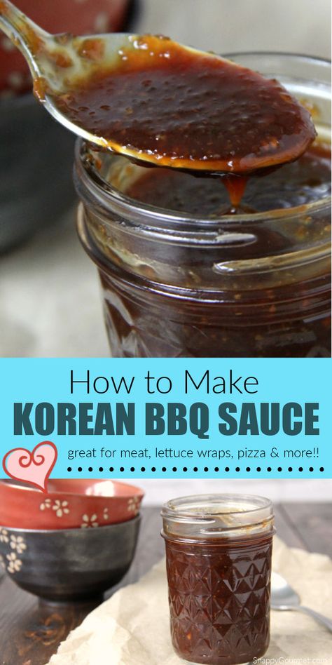 Asian Bbq Sauce, Bulgogi Sauce, Korean Bbq Sauce, Asian Bbq, Bbq Marinade, Rib Sauce, Dip Sauce, Barbecue Sauce Recipes, Korean Barbecue