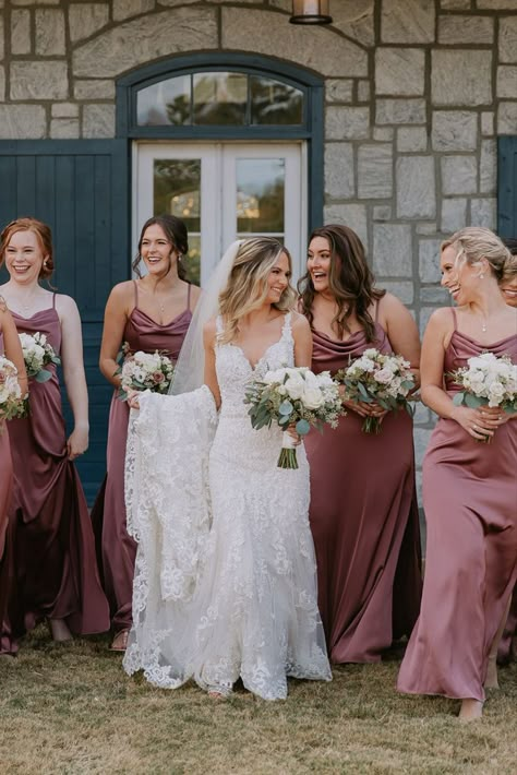 Mocha Bridemaid Dress, Deep Mauve Bridesmaid Dress, Mauve Silk Bridesmaid Dress, Peony Bridesmaid Dresses, Satin Mauve Bridesmaid Dress, Mauve Summer Wedding, Dark Rose Bridesmaid Dresses, Dusty Pink And Mauve Wedding, Muave Bridesmaid Dresses