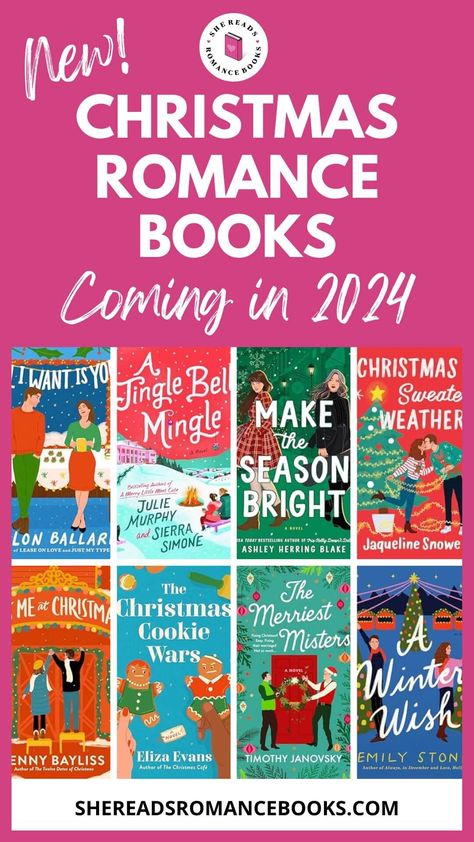 24 New Christmas Romance Books Releasing in 2024 To Warm Up Your Holidays – She Reads Romance Books 2024 Christmas Books, Christmas Book List, Spicy Christmas Books, 2024 Books To Read, Christmas Book Cover, Christmas Reads, Christmas Romance Books, Holiday Romance Books, Romcom Books