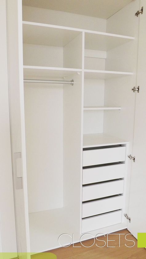 Vstupná Hala, Pax Closet, Ikea Pax Closet, Closet Small Bedroom, Ikea Pax Wardrobe, Closet Design Layout, Closet Renovation, Bedroom Cupboard Designs, Wardrobe Interior Design