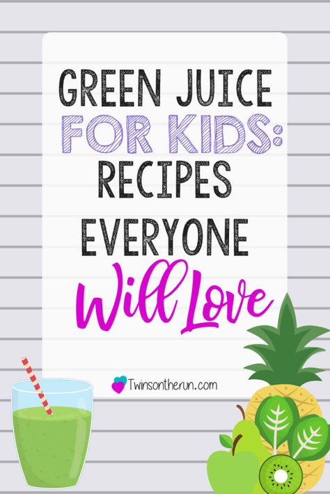 Green Juice For Kids, Juice For Kids, Juice Recipes For Kids, Smoothie Recipes For Kids, Healthy Homemade Snacks, Healthy Toddler Snacks, Green Juice Recipes, Smoothies For Kids, Best Smoothie Recipes