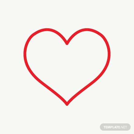 Red Heart Outline, Heart Outline Tattoo, Line Pic, Red Heart Tattoos, Image Graphic, Printable Christmas Coloring Pages, Heart Outline, Christmas Coloring, Photo Wall Collage