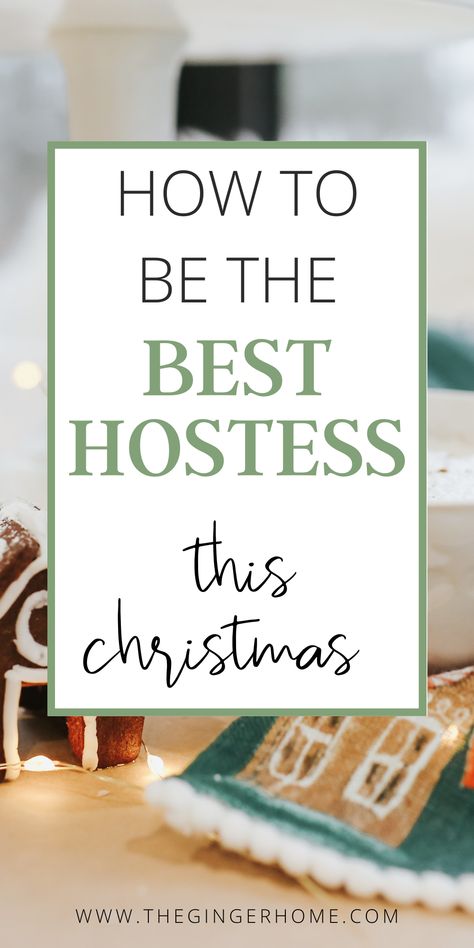 How to be the BEST host this holiday season! Tips to be the best hostess this Christmas. Christmas party hosting tips. How to make your holiday guests feel welcome #hosting #christmasparties #holidayparties #hostingguests Christmas Dinner Party Gifts For Guests, How To Host Christmas Party, Hosting Family Christmas In Your Home, Holiday Party Hosting Ideas, How To Host Christmas, How To Host Christmas Dinner, Hosting A Christmas Party At Home, How To Host A Christmas Party, Christmas Hosting Decor