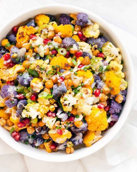 Roasted Rainbow Cauliflower with Crispy Chickpeas | Last Ingredient