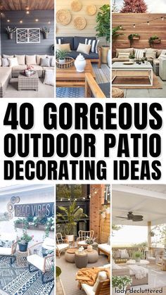 Pergola Ideas Backyard, Tiny Patio, Small Patio Decorating Ideas, Outdoor Deck Decorating, Small Patio Ideas, Small Patio Decor, Backyard Ideas For Small Yards, Beach Backyard, Patio Decor Ideas