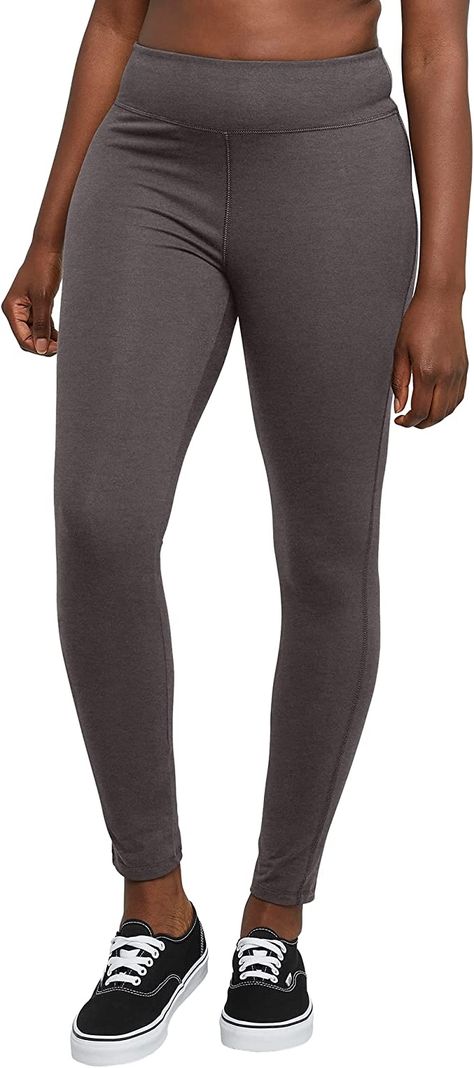 Hanes Women's Leggings, Ankle-Length Leggings for Women, Stretch Cotton-Spandex Leggings, High Waist, 27" at Amazon Women’s Clothing store Junker Queen, Overwatch Costume, Overwatch Game, Women Pants Size Chart, Scarf Display, Opaque Leggings, Black Distressed Shorts, Everyday Leggings, Queen Costume