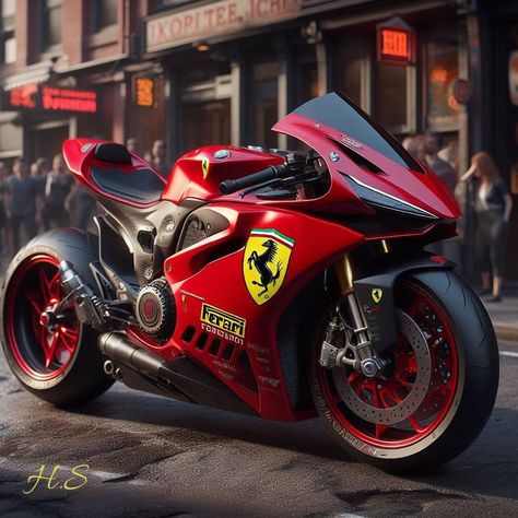 Ferrari Bike, Ducati 1199, Motorcross Bike, Super Bike, Rolls Royce Cullinan, Futuristic Motorcycle, Concept Motorcycles, Harley Bikes, Hot Bikes