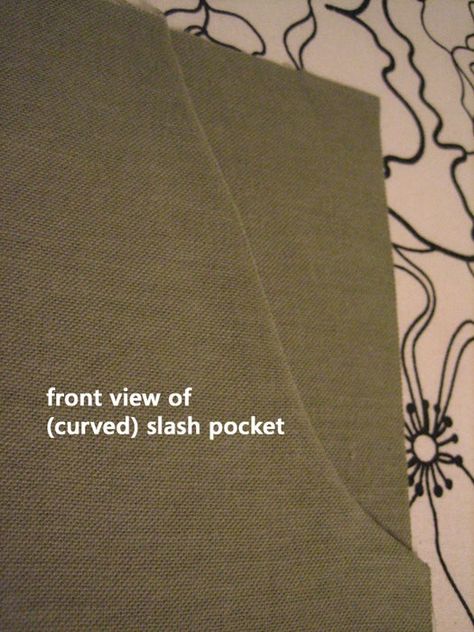 How to Construct a Slash Pocket : 10 Steps - Instructables Mens Shorts Pattern, Sewing Pockets, Slash Pocket, Seam Allowance, Pockets Fashion, Technology Fashion, Pattern Pieces, Halloween Contest, Straight Stitch