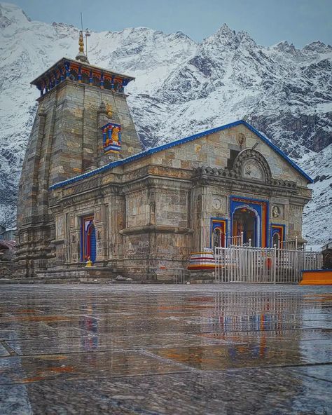 Kedarnath Temple Wallpaper Full Hd, Kedarnath Mandir, Goddess Shakti, Kedarnath Temple, Temple Painting, Love Is A Journey, Free Background Photos, Full Hd Wallpaper Download, Ganpati Bappa Wallpapers