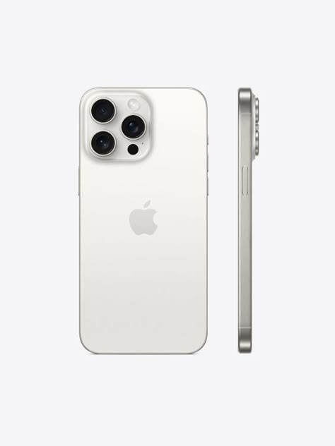 Iphone 15 Pro White Titanium, Iphone 15 Titanium, Iphone 15 White, Iphone 15 Pro Max White, Iphone Obsession, Titanium White, White Iphone, Birthday List, Apple Phone