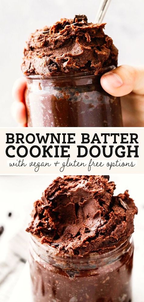 Best Sport Snacks, Edible Cookie Dough Chocolate, Desserts With Everyday Ingredients, Stuff To Make With Oreos Easy, East Sweets To Make, Dessert Recipes Gluten Free Dairy Free, Brownie Edible Cookie Dough, No Bake Brownie Bites 3 Ingredients, No Bake Simple Desserts