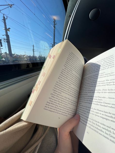 Romanticizing Reading Aesthetic, Reading On Train, Reading Train, Itgirl Aesthetic, Melbourne Trip, Reading Boards, Booktok Books, Cute Products, Reading Motivation