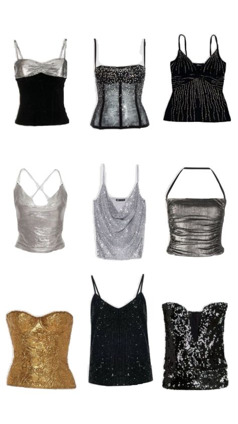 Star Girl tops Fest Outfits, Mode Zara, Nye Outfits, Party Fits, New Years Outfit, Looks Party, Eve Outfit, Outfit Inspo Casual, Shiny Clothes