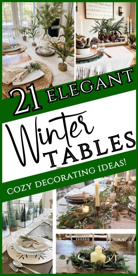 Dinning Room Table Garland, Cake Stand Centerpiece Dining Room, Transitional Centerpieces, Studio Mcgee Christmas Dining Table, Christmas Placesetting Ideas, Easy Winter Wedding Centerpieces, Christmas Decor Ideas For Table Settings, Christmas Table Decorations For Round Tables, Diy Winter Table Centerpieces