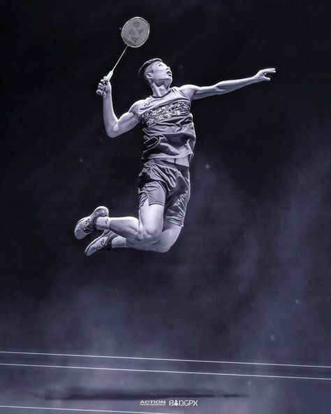 Chou Tien Chen, Badminton Graphics, Badminton Photoshoot, Bad Minton, Badminton Photography, Smash Badminton, Jump Photography, Badminton Wallpaper, Badminton Poster