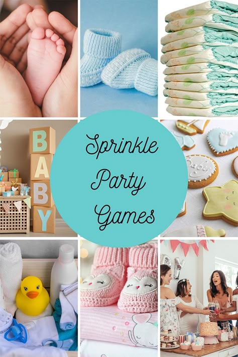 47 Cute Baby Sprinkle Party Games Baby Sprinkle Activities For Guests, 3rd Baby Sprinkle Ideas, Baby Sprinkle Game Ideas, Sprinkle Games Ideas, Baby Sprinkle Games Boy, Small Baby Sprinkle Ideas, Sprinkle Shower Games, Baby Sprinkle For Boy