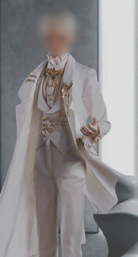 Wedding Tuxedo Aesthetic, Prince Outfits Royal, Angelic Clothing, Prince Outfit, Prince Clothes, King Outfit, Royal Clothing, Old Fashion Dresses, Royal Outfits