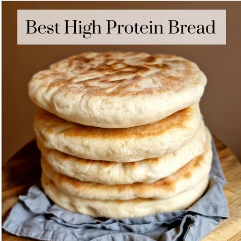 Best High Protein Bread According to a Dietitian High Protein Naan Bread, High Protein Bread Recipe, High Protein Flatbread, High Protein Bread, Protein Bread Recipe, Beans And Cornbread, Fiber Bread, Amish Bread, Peasant Bread